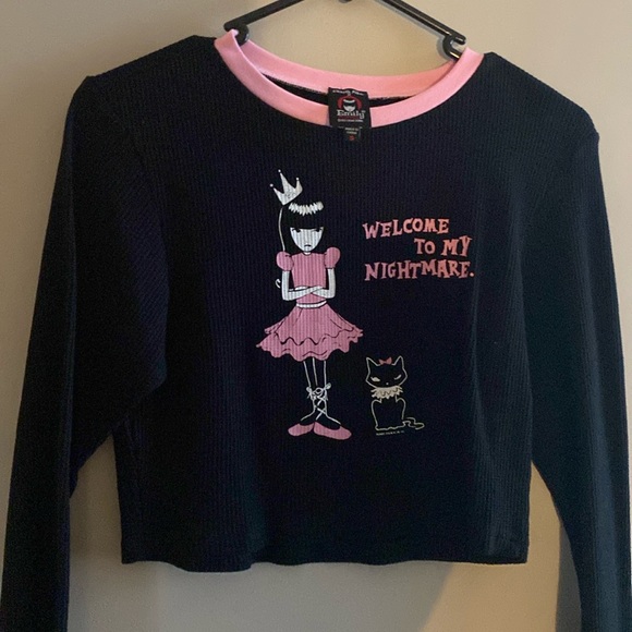 Dolls Kill Tops - dollskill x emily the strange long sleeve